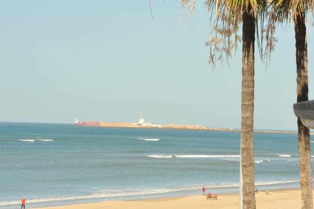 Preciado Apartamento Con Vistas Frontales Al Mar Cádis Exterior foto