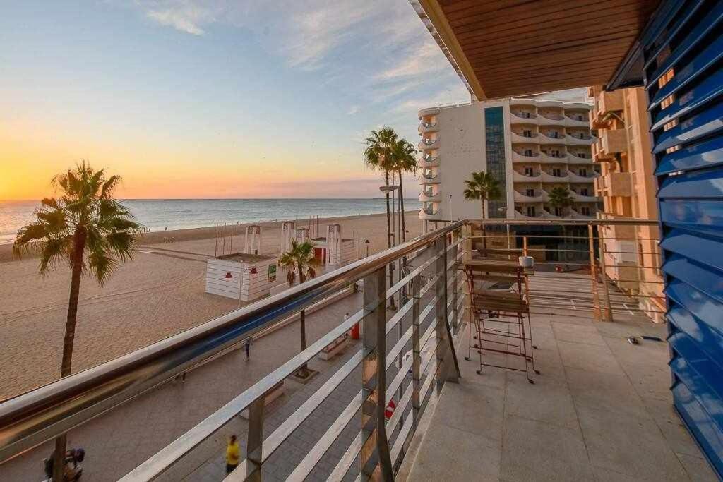 Preciado Apartamento Con Vistas Frontales Al Mar Cádis Exterior foto